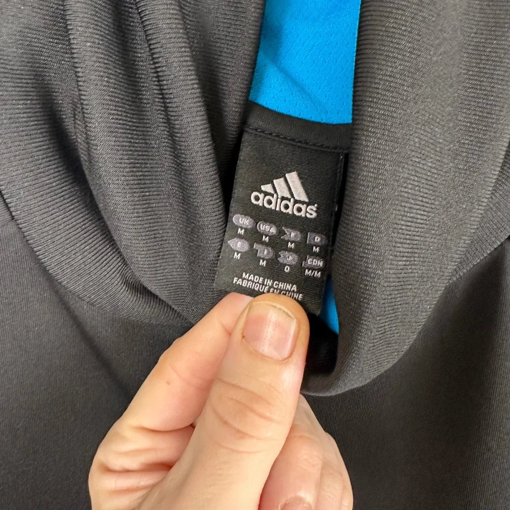 Adidas Predator Formotion Mens Black Blue Neon Yellow Soccer Training Top Medium